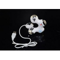 Fashionable Colorful USB 2.0 Flower Shape 4 Port USB Hub